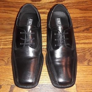 GUC Stacy Adams Bowman Black Dress Shoes Size 4